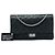 Borsa a Spalla Chanel Quilted Iridescent Lambskin Reissue 2.55 Bijoux Chain Double Flap 227 Nero - vista 7