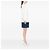 Clutch Chanel Boy O Case Medium Quilted Lambskin Blu - vista 6