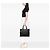 Tote in nylon GG Web nero Gucci - vista 7