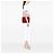 Borsa Tote Convertible Prada Soft Calf Trimmed Saffiano Lux Zip rossa Rosso - vista 6
