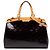 Borsa Louis Vuitton Monogram Vernis Brea MM Viola Porpora