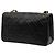 Borsa a tracolla Chanel Medium Quilted Lambskin Full Flap nera Nero - vista 2