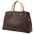 Bolso Louis Vuitton Monogram Montaigne MM marrón Castaño - vista 2