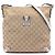 Borsa a tracolla Abbey D Ring in tela GG Gucci beige