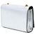 Borsa a tracolla Kate Small in pelle di vitello metallizzata con monogramma Saint Laurent argento - vista 2