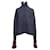 Céline Rollkragenpullover aus Yakhaar und Wolle in Navy & Rot Celine Größe US M Blau  - Ansicht 1