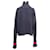 Céline Rollkragenpullover aus Yakhaar und Wolle in Navy & Rot Celine Größe US M Blau  - Ansicht 3
