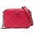 Borsa Chanel Mini Quilted Lambskin Covered CC Camera Bag Rosa