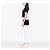 Borsa a tracolla Chanel Small Square in agnello nero con patta dritta a flap singolo - vista 8
