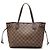 Borsa Tote Neverfull PM in Damier Ebene marrone Louis Vuitton