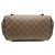 Borsa a tracolla Louis Vuitton Damier Ebene Rivington PM Marrone - vista 3