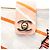Borsa a tracolla Chanel CC in tela trapuntata stampata e paillettes beige Arc De Triomphe - vista 5