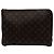 Clutch Louis Vuitton Monogram Etui Voyage MM Marrone