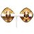 Orecchini a clip Chanel CC placcati in oro e diamanti D'oro - vista 2