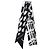 Foulard in seta stampata Louis Vuitton Bandeau nero