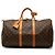 Borsa da viaggio Louis Vuitton Monogram Keepall 50 marrone
