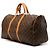 Borsa da viaggio Louis Vuitton Monogram Keepall 50 marrone - vista 2