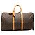 Borsa da viaggio Louis Vuitton Monogram Keepall 50 marrone