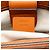Orange Gucci Medium Calfskin Bamboo Shopper Satchel - view 6