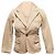 Dsquared2 Blazer de algodón desgastado Dsquared Tan Talla IT 40 Camello
