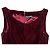 Burgundy Alexander McQueen Samtkleid mit Gürtel Größe IT 40 Rot - Ansicht 4