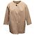 Cappotto senza collo Isabel Marant color Tan Taglia US 2 Beige