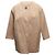 Cappotto senza collo Isabel Marant color Tan Taglia US 2 Beige - vista 2