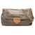 Borsa a tracolla Prada Vitello Shine Push Lock marrone