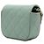 Borsa a tracolla Chanel Micro Mini Classic Caviar con patta singola verde - vista 2