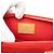 Borsa Alma PM Monogram Vernis Arancione Louis Vuitton - vista 5