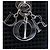 Borsa Lady Dior Medium in microcannage metallizzato vernice nero - vista 5
