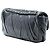 Borsa a tracolla Chanel Medium Glazed Calfskin Twisted Flap nera Nero - vista 2