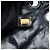 Borsa a tracolla Chanel Medium Glazed Calfskin Twisted Flap nera Nero - vista 5