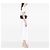 Borsa a tracolla Chanel Medium Glazed Calfskin Twisted Flap nera Nero - vista 7