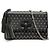 Gucci Medium Studded Leather Miss Bamboo Umhängetasche schwarz