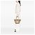 Borsa Tote LOEWE Medium Raffia Anagram Basket bianca Bianco - vista 6