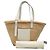 Borsa Tote LOEWE Medium Raffia Anagram Basket bianca Bianco - vista 7