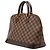 Borsa Louis Vuitton Alma PM in Damier Ebene marrone - vista 2
