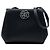 Borsa da sera in raso nero con camelia Chanel