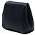 Borsa da sera in raso nero con camelia Chanel - vista 2