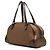Borsa Burberry in nylon marrone - vista 2