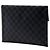 Clutch Alpha Triple Pochette in Damier Graphite nero Louis Vuitton - vista 2