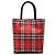 Borsa a mano in nylon Burberry House Check rossa Rosso