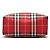 Borsa a mano in nylon Burberry House Check rossa Rosso - vista 3