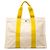Tote GM em lona amarela Hermès Bora Bora Amarelo