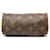 Borsa Louis Vuitton Monogram Mini Speedy HL marrone - vista 3