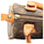 Borsa Louis Vuitton Monogram Mini Speedy HL marrone - vista 6