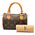 Borsa Louis Vuitton Monogram Mini Speedy HL marrone - vista 8