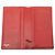 Cartera larga de piel gofrada Chanel CC Camellia roja - vista 4