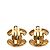 Orecchini a clip trapuntati Chanel CC placcati oro D'oro - vista 2